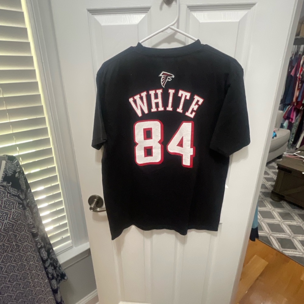 Atlanta Falcons number 84 black T-shirt medium - Picture 7 of 9